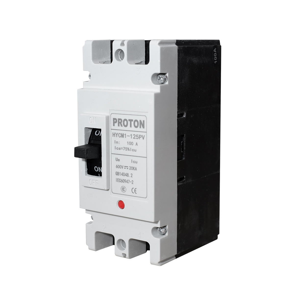 125PV 150A 2P DC 600V MCCB Proton Breaker