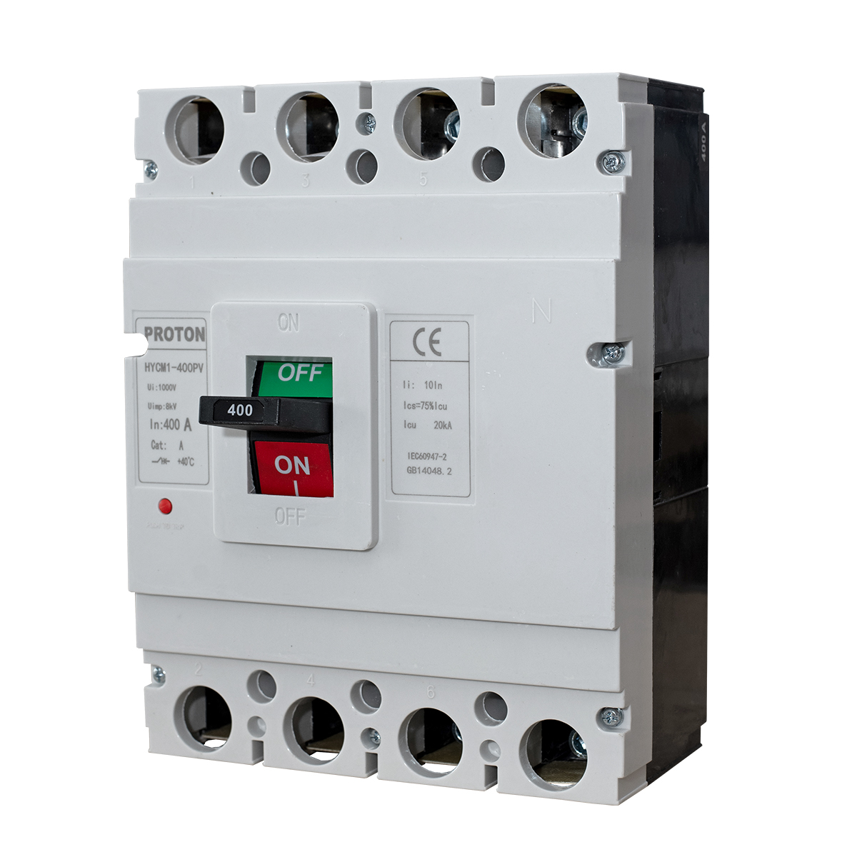 400PV 400A 4P DC 1000V MCCB Proton Breaker