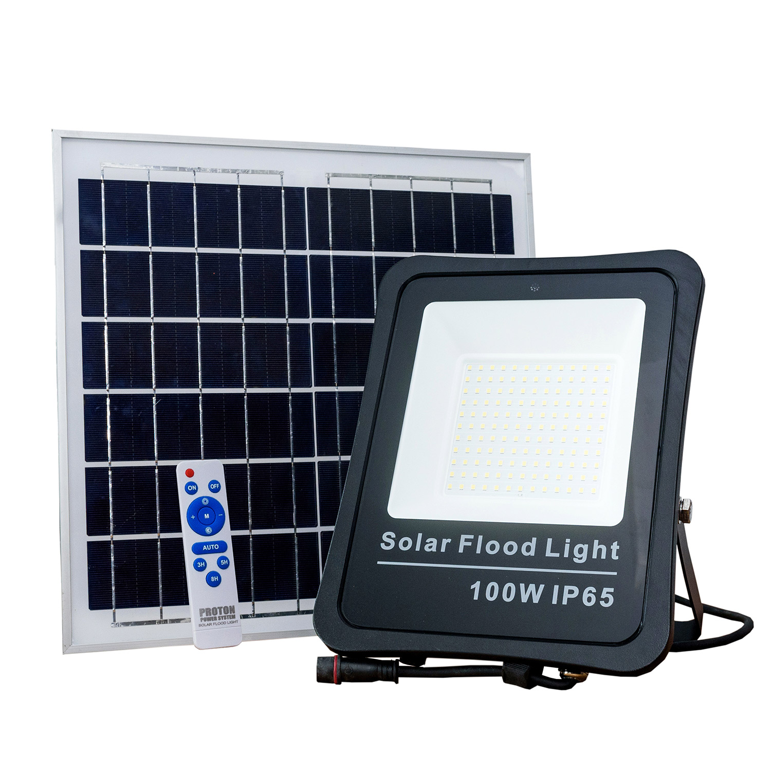 100W Solar Flood Light